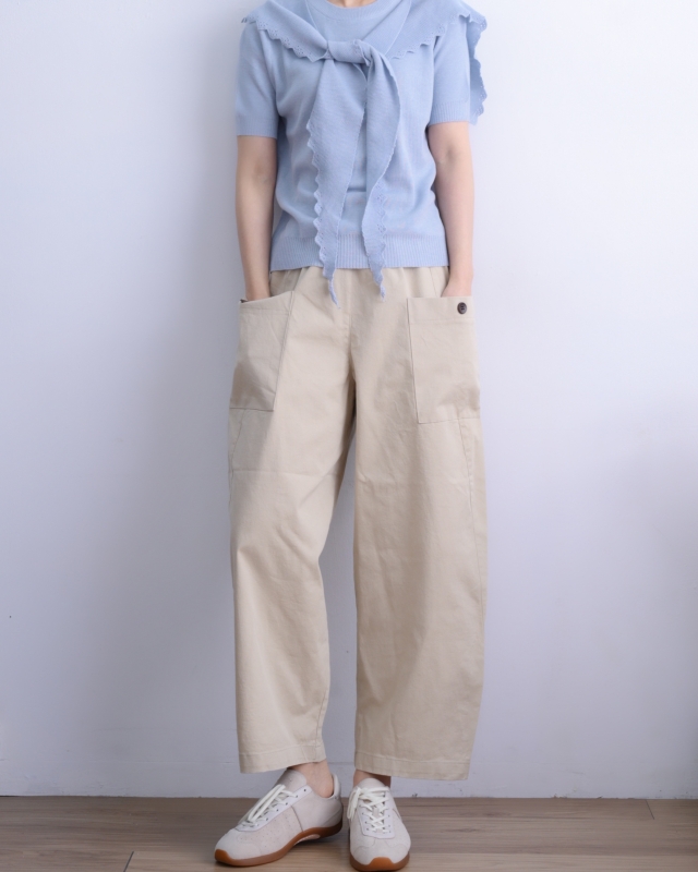 韓 方形披肩+短袖上衣 3色 size