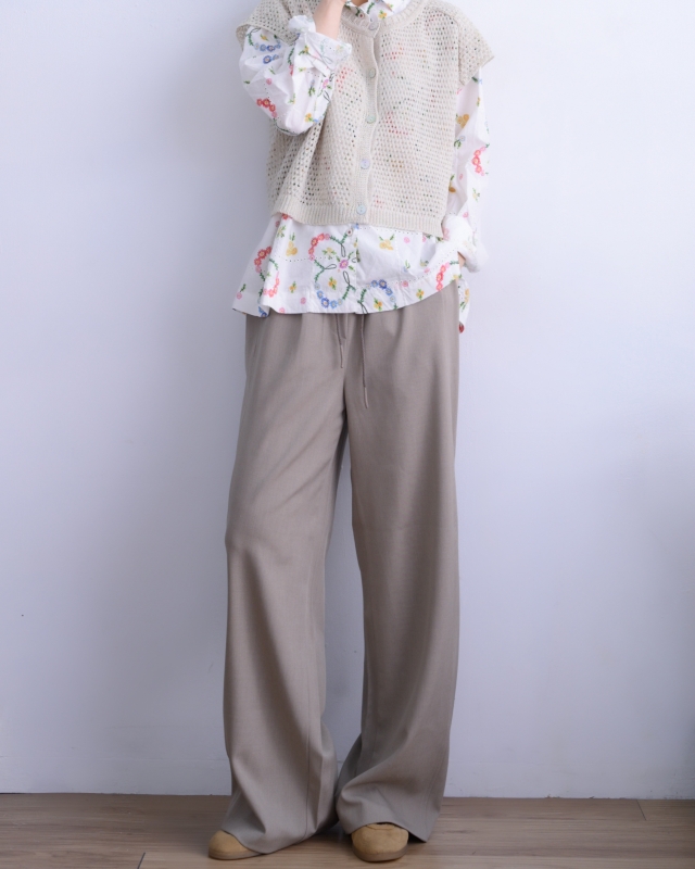 韓 洞洞短袖罩衫 3色 size