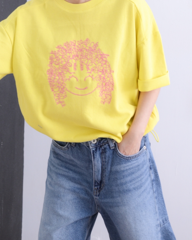 韓 捲捲毛上衣 2色 size