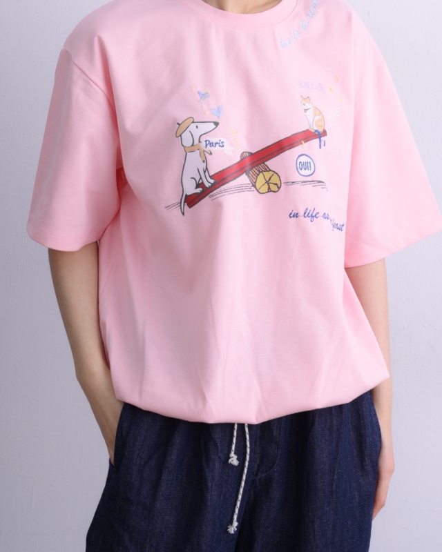 韓 阿喵阿狗翹翹板 3色 size