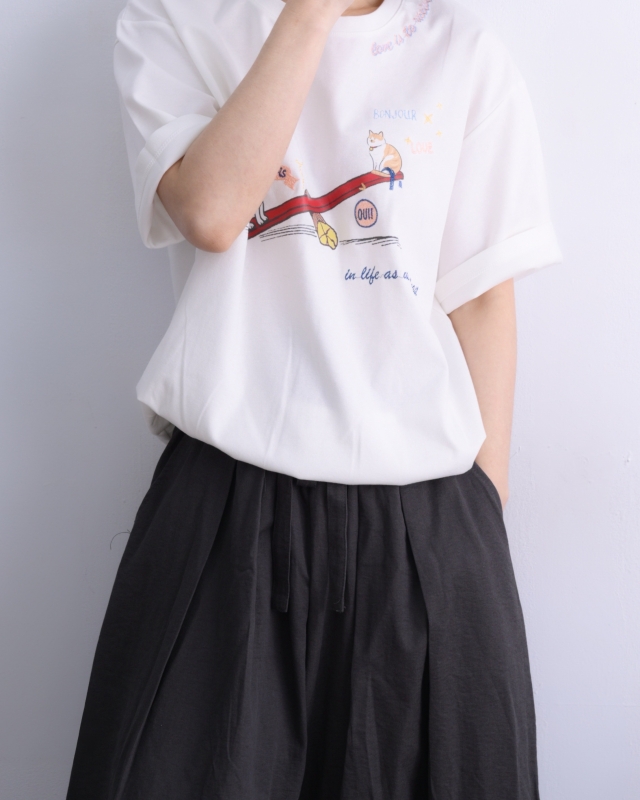 韓 阿喵阿狗翹翹板 3色 size