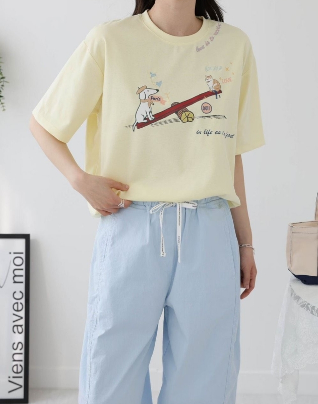 韓 阿喵阿狗翹翹板 3色 size