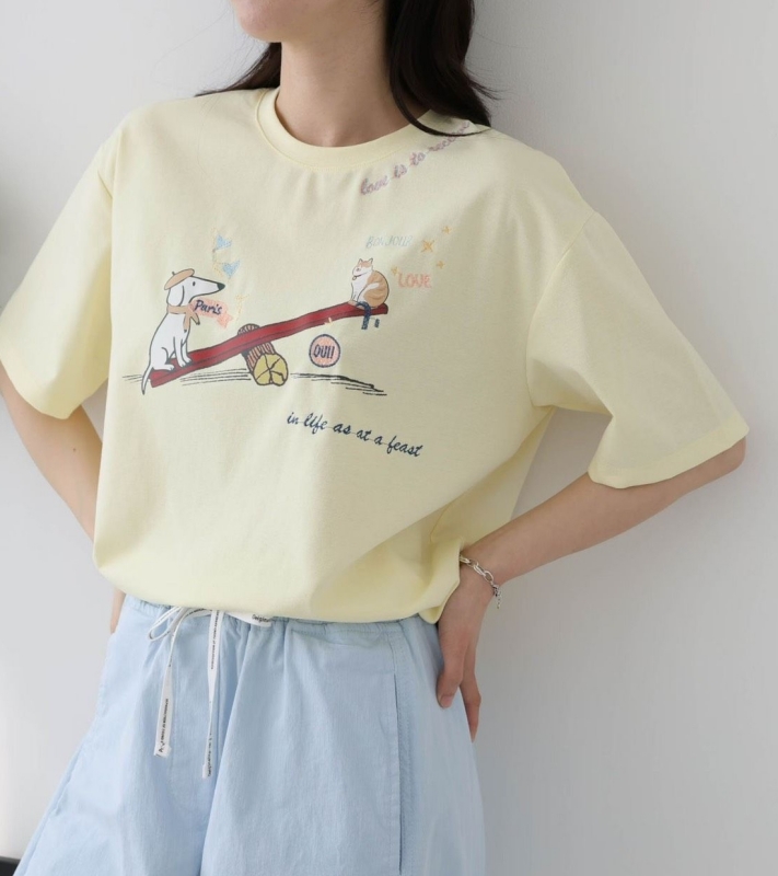 韓 阿喵阿狗翹翹板 3色 size