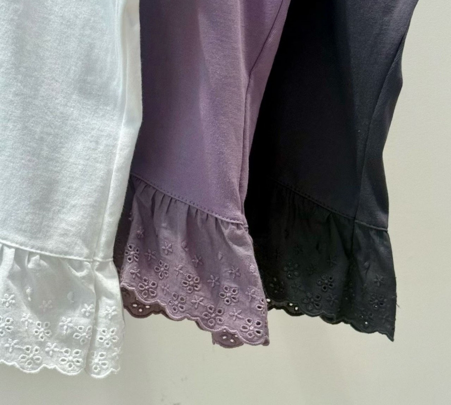 韓 下織花素上衣 3色