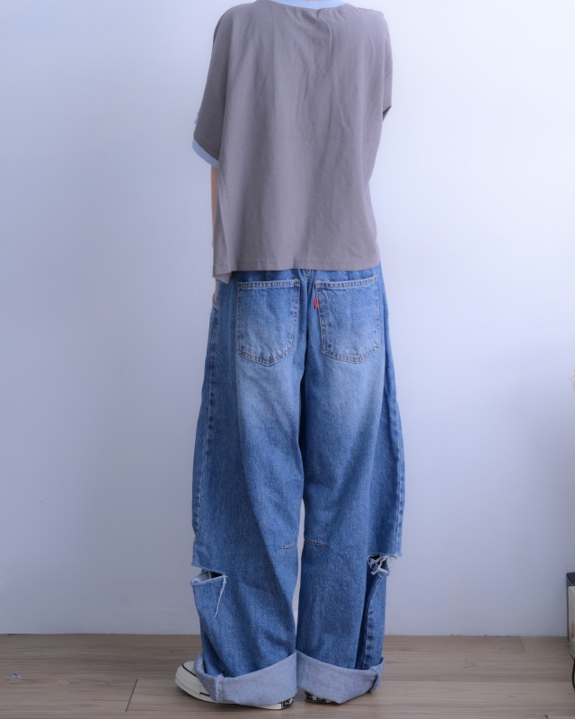 韓 蝴蝶結熊上衣 2色 size