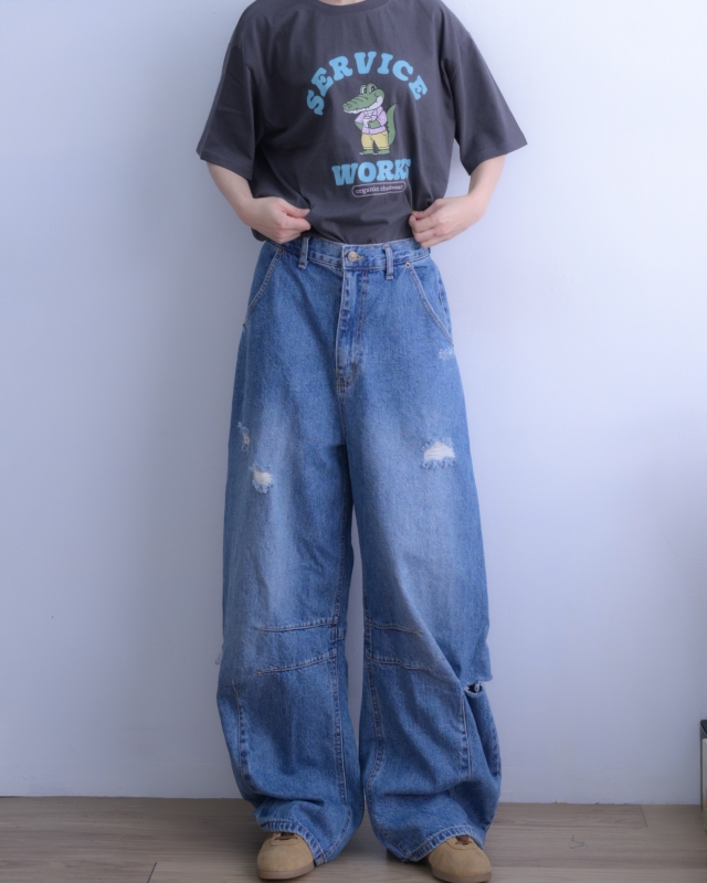 韓 鱷魚上衣 2色 size