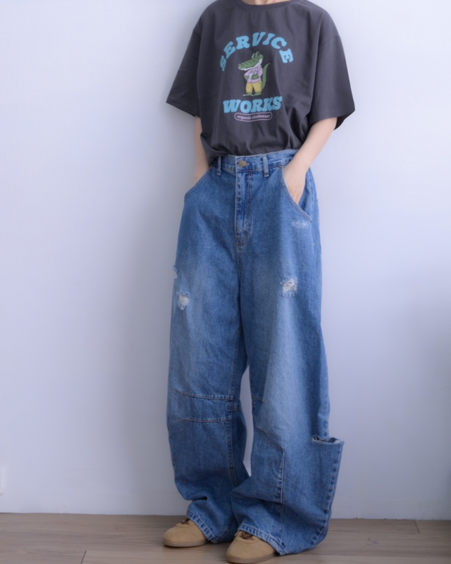 韓 鱷魚上衣 2色 size