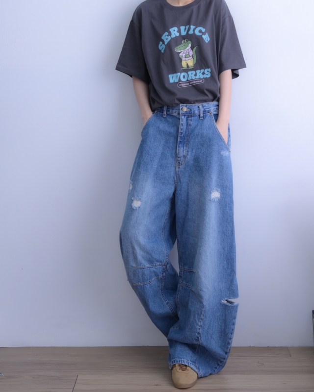 韓 鱷魚上衣 2色 size