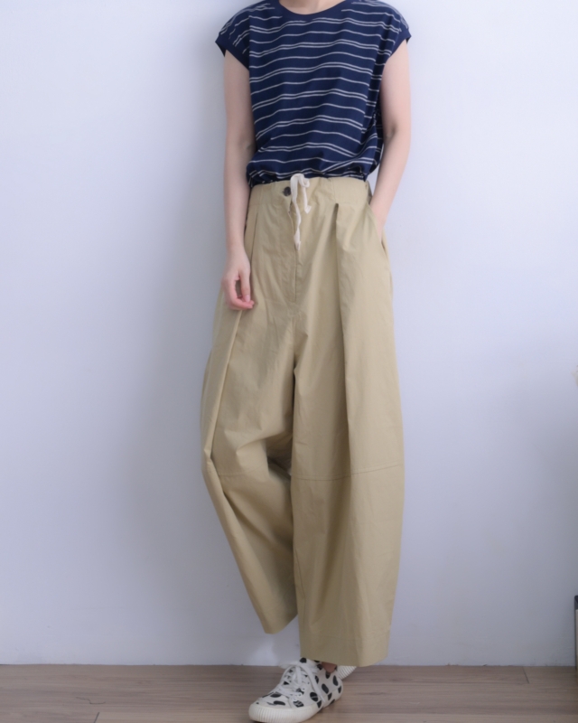 韓 橫條半袖上衣 2色 size