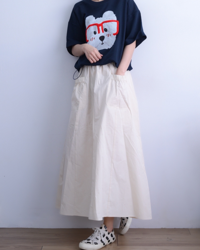 韓 戴眼鏡狗上衣 3色 size