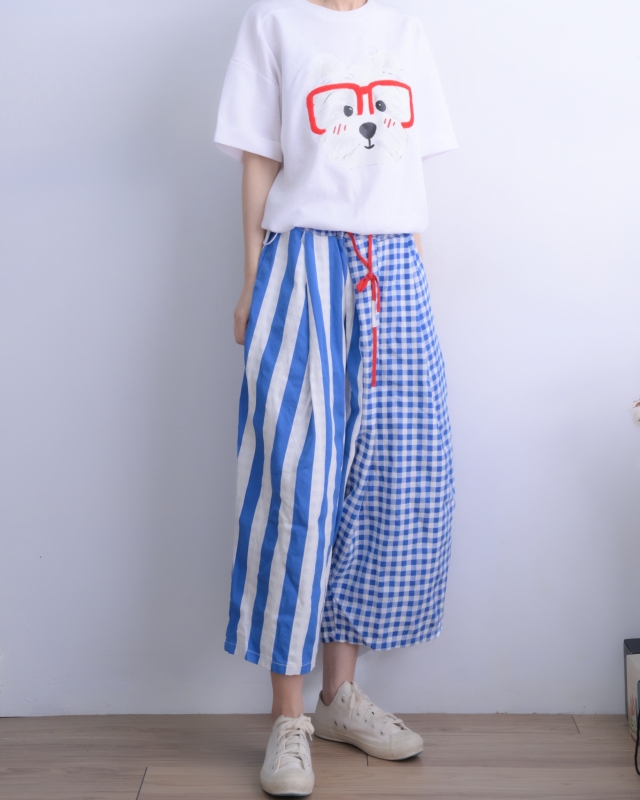 韓 戴眼鏡狗上衣 3色 size