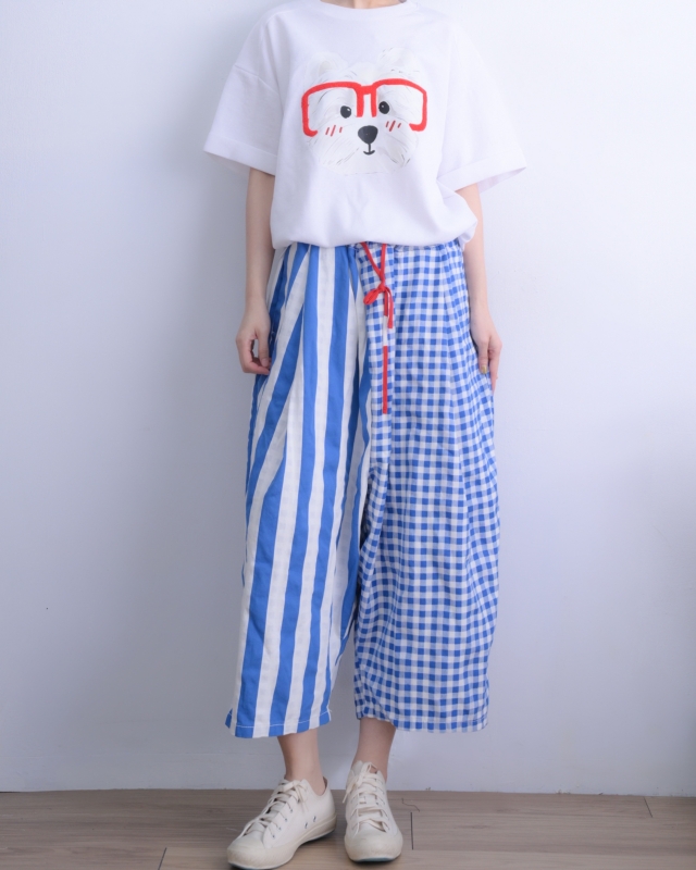 韓 戴眼鏡狗上衣 3色 size