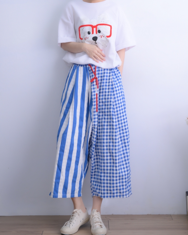 韓 戴眼鏡狗上衣 3色 size