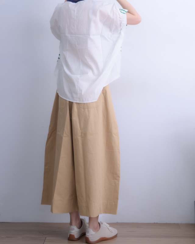 韓 背拼布條文上衣 3色 size