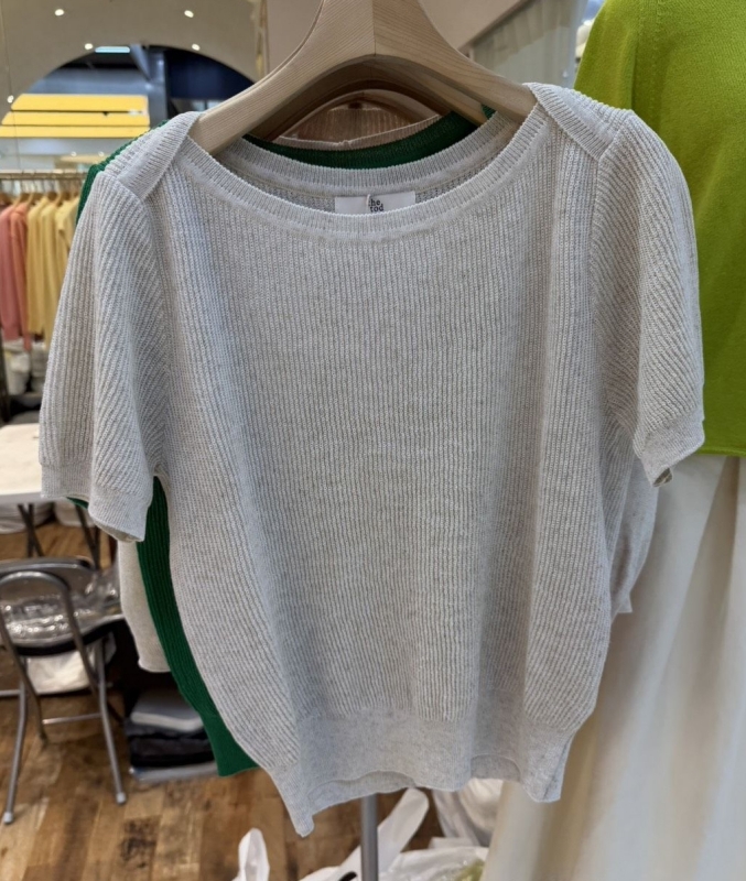 韓 造型領針織上衣 4色 size