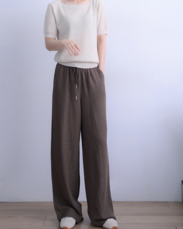 韓 造型領針織上衣 4色 size