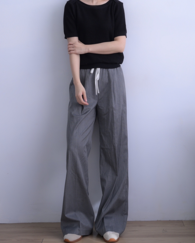 韓 造型領針織上衣 4色 size