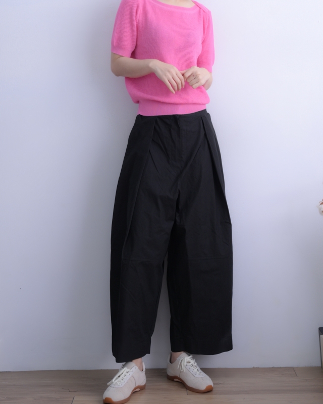 韓 造型領針織上衣 4色 size