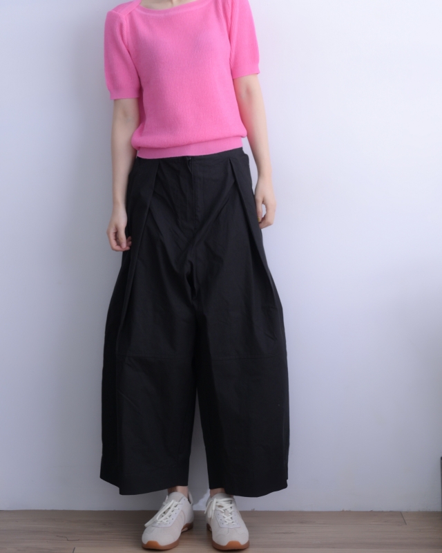 韓 造型領針織上衣 4色 size