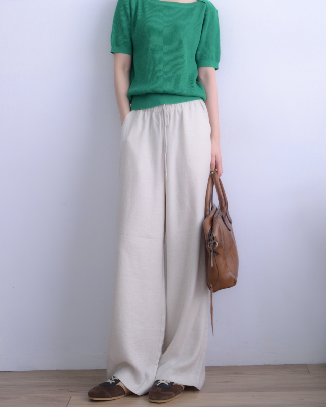 韓 造型領針織上衣 4色 size