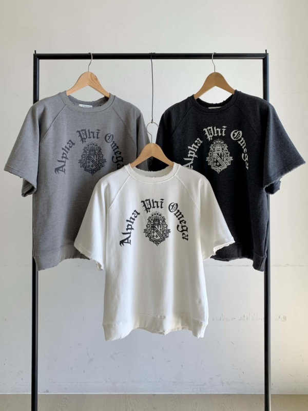 韓 圖騰英文字上衣 3色