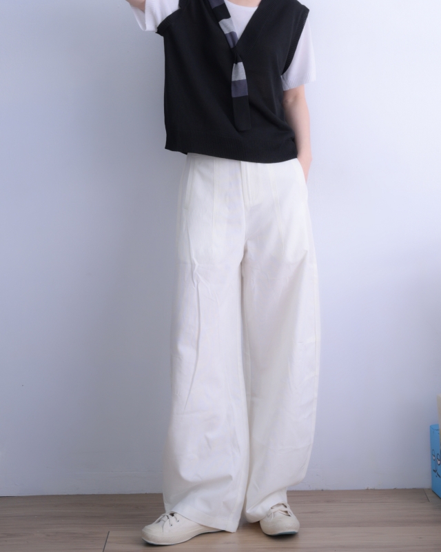 韓 假兩件式圍巾上衣 2色 size