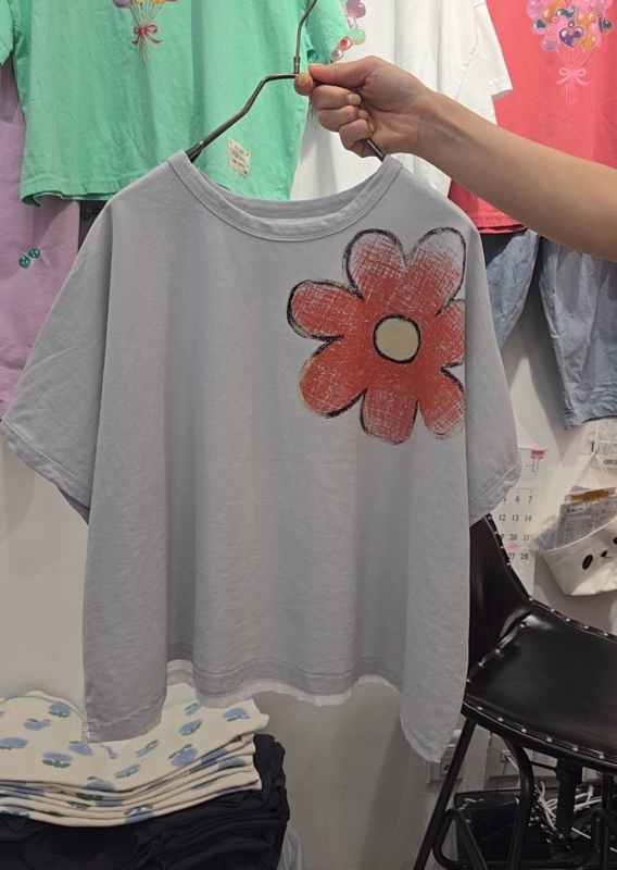 韓 單顆大花上衣 3色 size