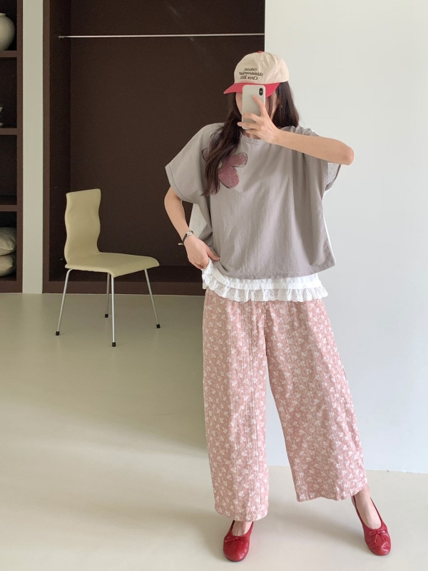 韓 單顆大花上衣 3色 size