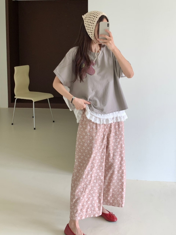 韓 單顆大花上衣 3色 size