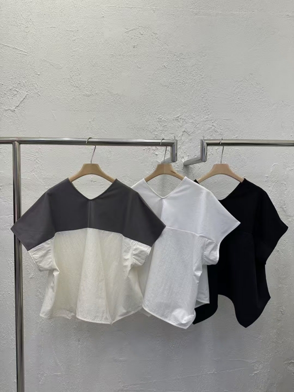 韓 彎彎下襬上衣 3色