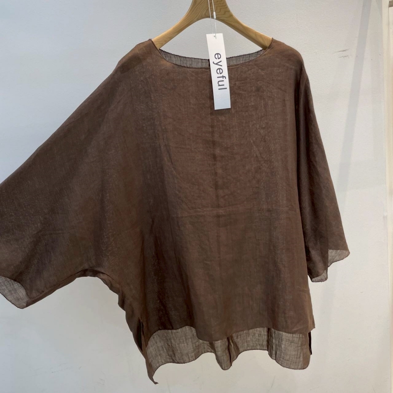 韓 前短後長中長版上衣 4色