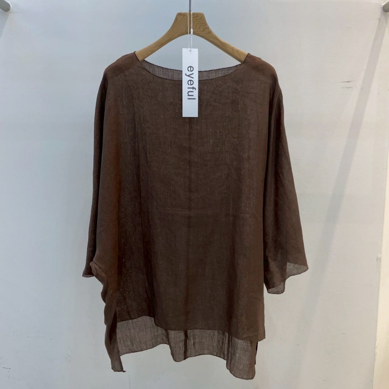 韓 前短後長中長版上衣 4色