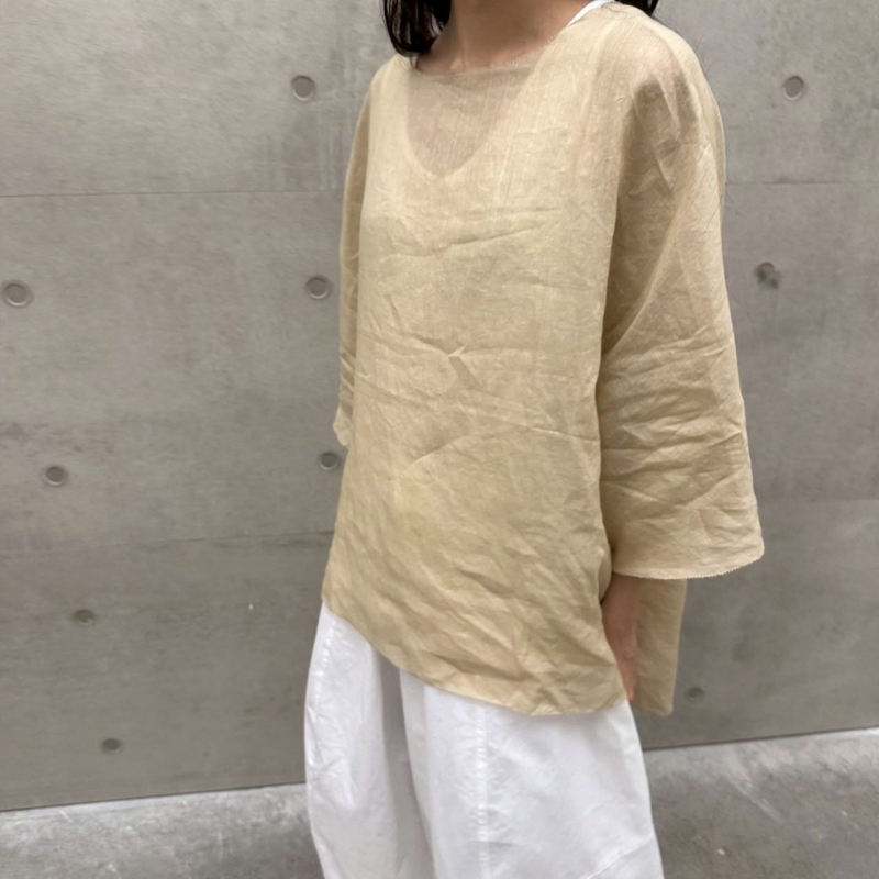 韓 前短後長中長版上衣 4色