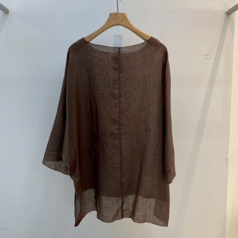 韓 前短後長中長版上衣 4色