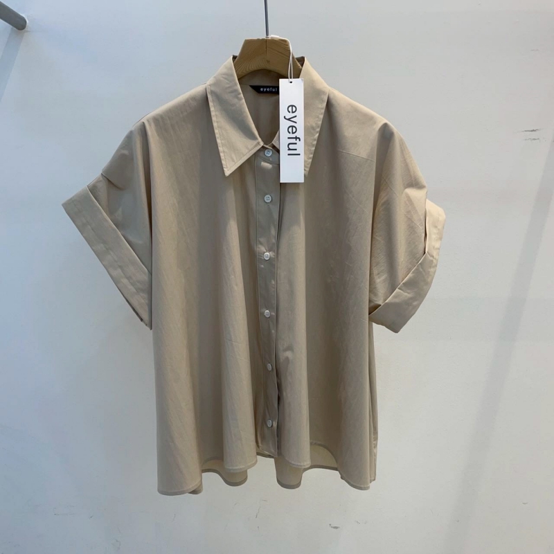 韓 袖反摺襯衫 3色 size