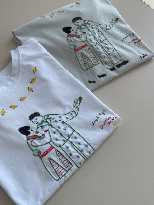 韓 相親相愛上衣 2色