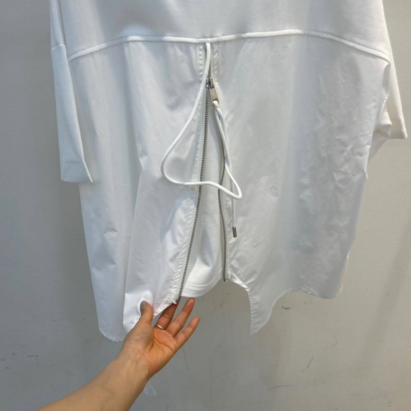 韓 後綁帶上衣 2色