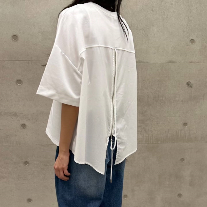 韓 後綁帶上衣 2色