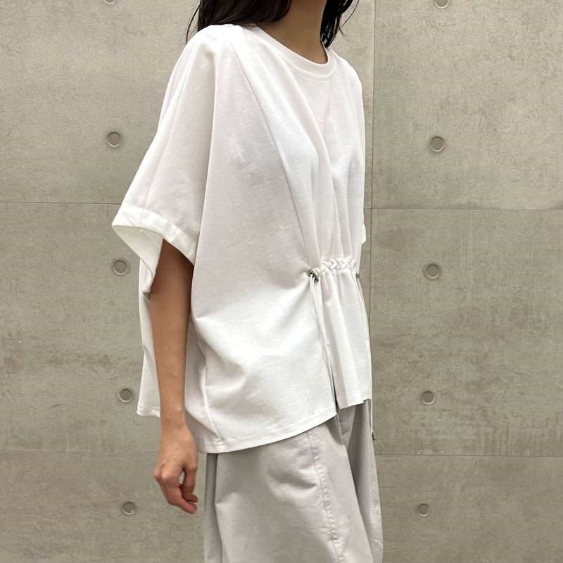 韓 前綁帶抽繩上衣 2色