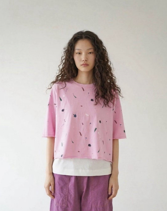 韓 噴墨上衣 3色