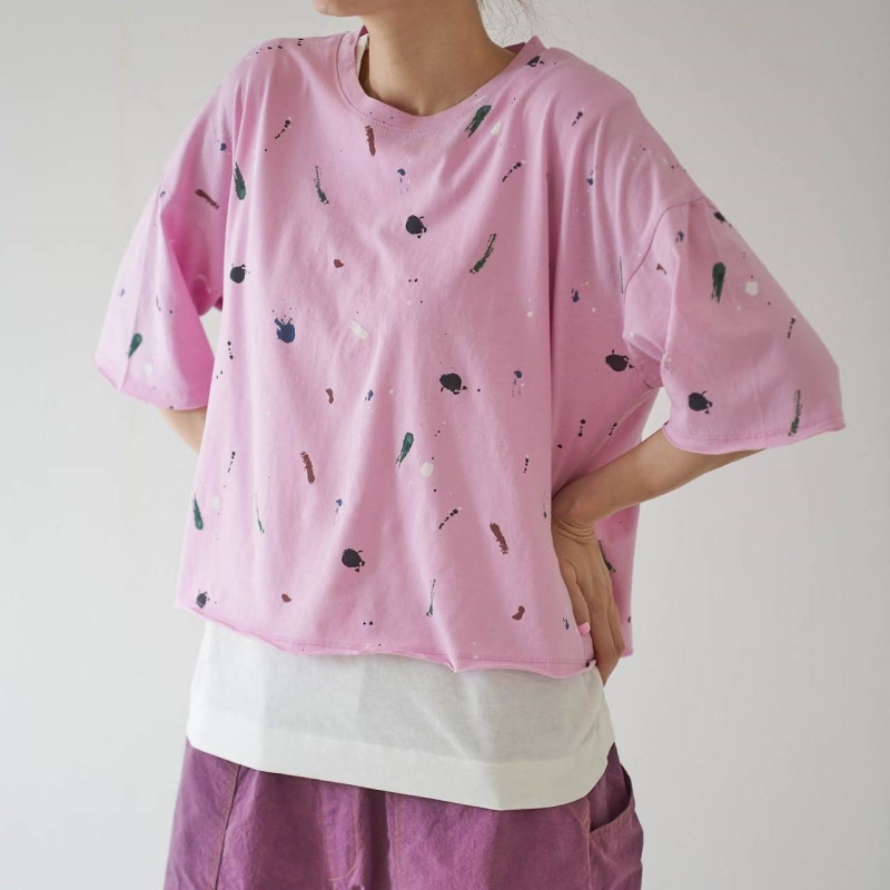 韓 噴墨上衣 3色