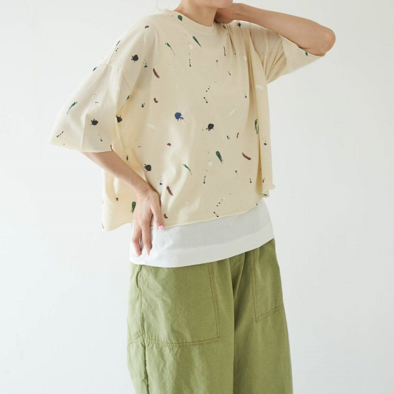 韓 噴墨上衣 3色