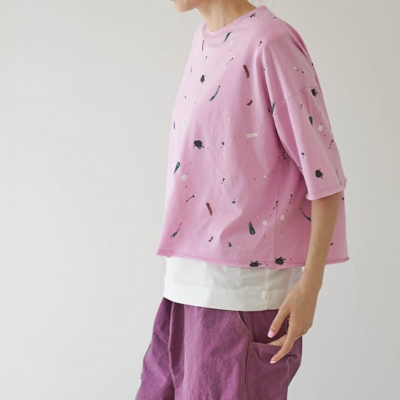 韓 噴墨上衣 3色