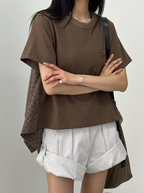 韓 背洞洞傘狀上衣 3色