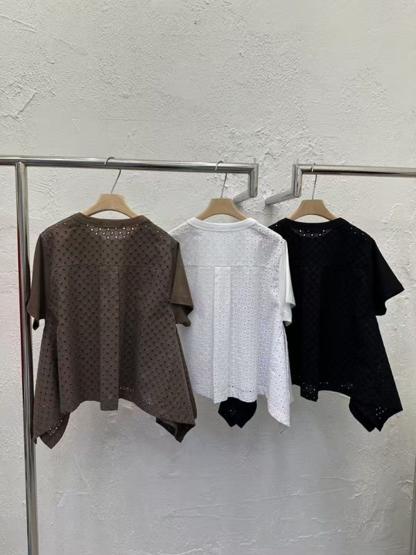 韓 背洞洞傘狀上衣 3色