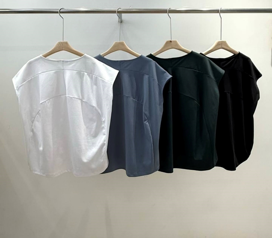 韓 衣襬不規則上衣 4色 size