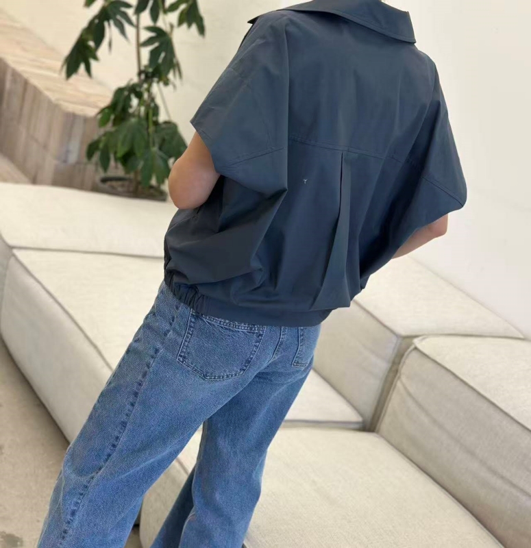韓 弧度襯衫 4色