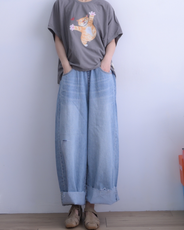 韓 橘咪抱抱上衣 4色 size
