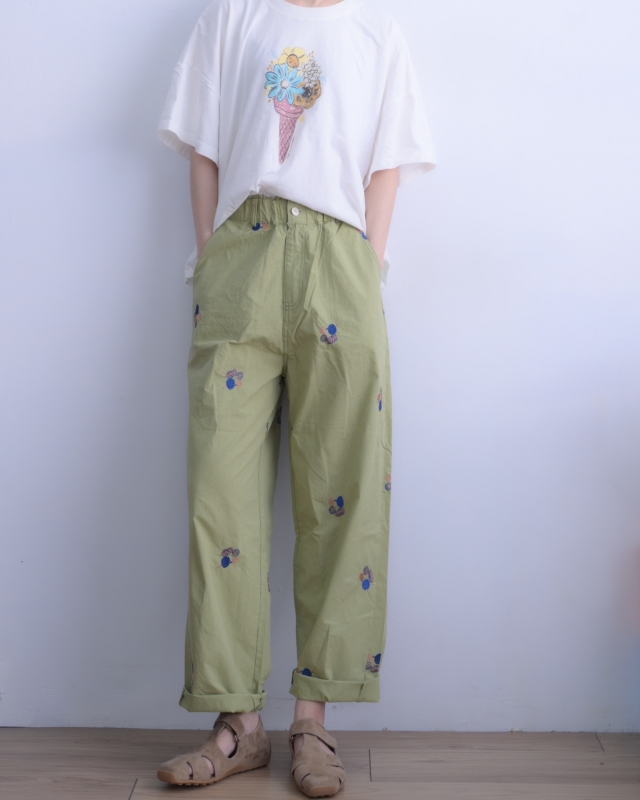 韓 冰淇淋花上衣  3色 size