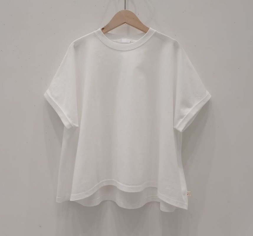 韓 袖反摺素色上衣 3色 size